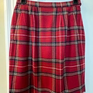J.Crew vintage plaid skirt
